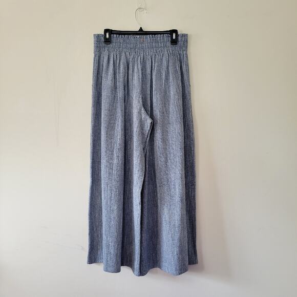 Misa Los Angeles Blue Wide Leg Pants - Picture 5 of 9
